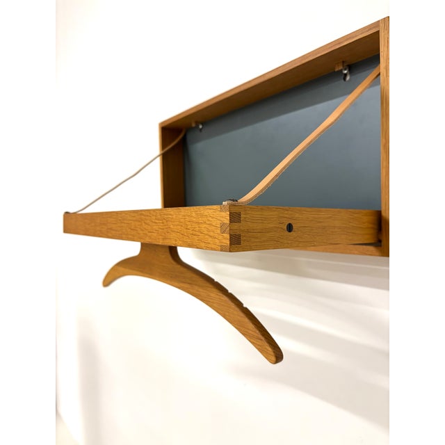 Vintage Wall Hung Valet by Adam Hoff & Paul Østergaard for Virum Møbelsnedkeri, 1960s For Sale - Image 4 of 12