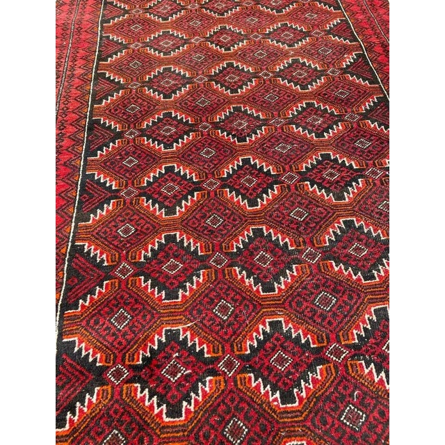 Vintage Wool Baluch Rug, 1950s For Sale - Image 15 of 18