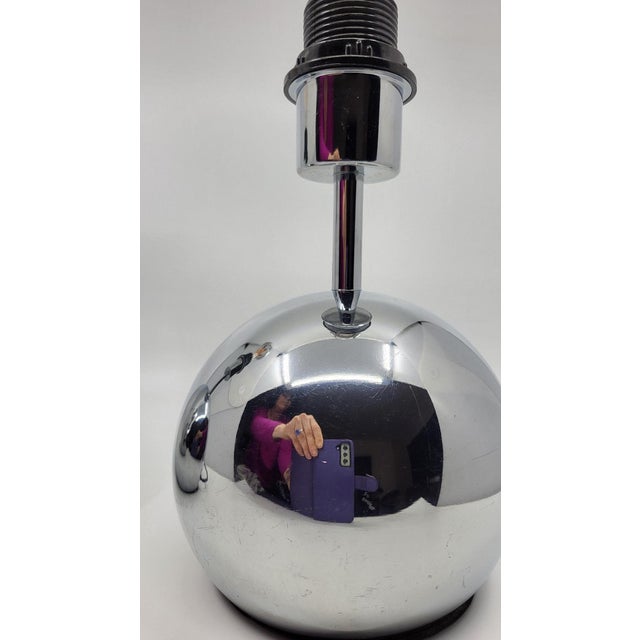 Vintage Space Age Chrome Ball Table Lamps, 1960s, Set of 2 For Sale - Image 11 of 15
