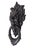 Large Gothic Cast Iron Devil Door Knocker, India, 1950s For Sale - Image 4 of 10