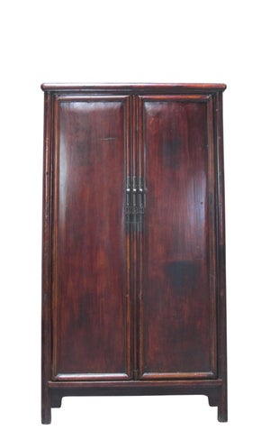 Classic Square-Corner Catalpa Armoire