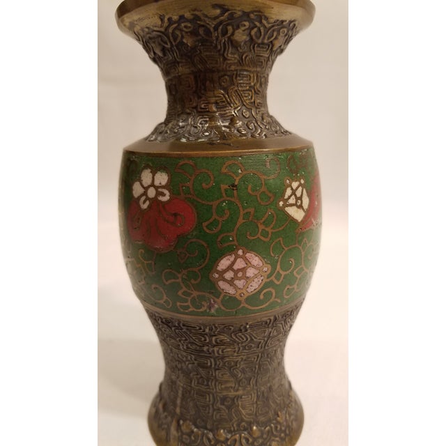 1800s Antique Chinese Cloisonne Vase Chairish