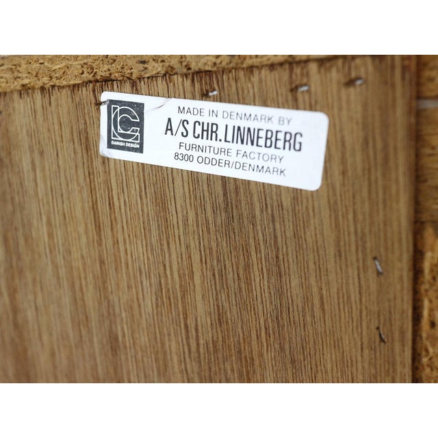 Mid Century Modern Vintage Teak Danish Credenza Sidebaord by Christian Linneber For Sale - Image 15 of 15