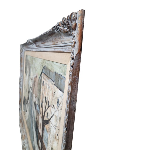 Impressionist Mid 20th Century Charles Levier Monumental Oil on Board Original Painting For Sale - Image 3 of 9