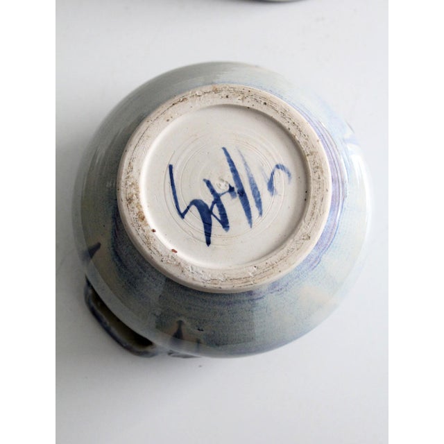 Vintage Studio Pottery Bowl With Lid For Sale - Image 15 of 15