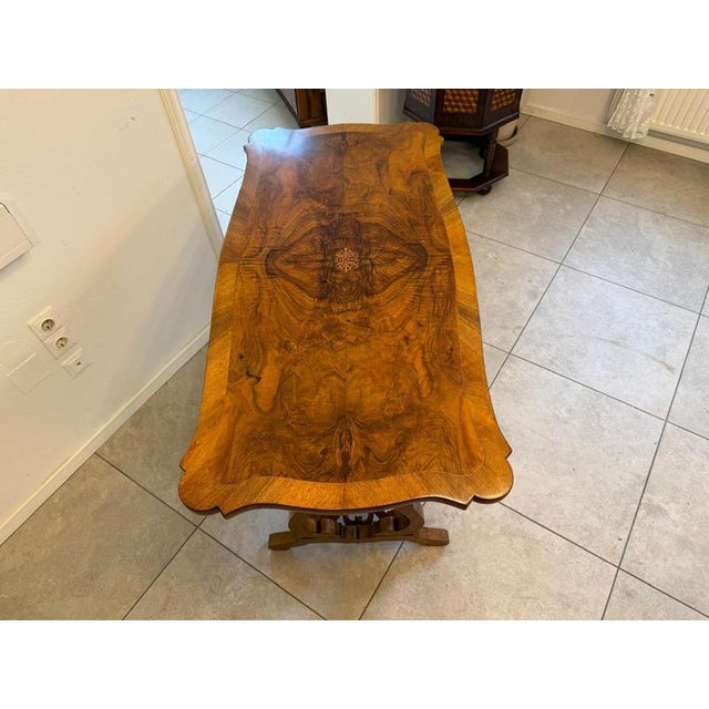 Antique Biedermeier Desk with Drawer For Sale - Image 4 of 18