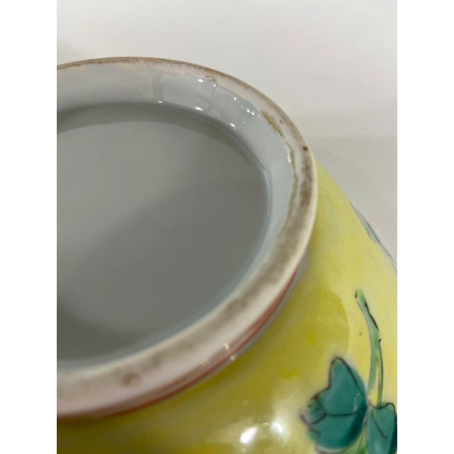 Ceramic Antique Mid 19th Century Chinese Famille Rose Bowl For Sale - Image 7 of 8