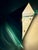 White Vintage Postmodern Acrylic and Metal White Triangular Wall Lamp by Happy Light, 1980s For Sale - Image 8 of 17