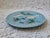 Black Forest 1910-1920s German Majolica Birds Plate in Tiffany Blue For Sale - Image 4 of 5