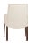 Contemporary Dakota Jackson Ke-Zu White Leather Arm Chair For Sale - Image 3 of 6
