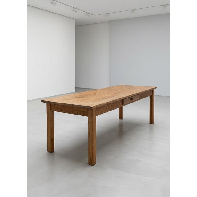 Antique French Farmhouse Table, 1880 For Sale - Image 4 of 4