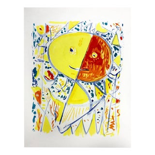 Egill Jacobsen, Mask Figure, 1890s, Lithograph For Sale