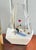 Plastic Vintage Lucite Skier Paperweight For Sale - Image 7 of 8