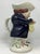1870 Drinking jug is modelled as a man with a white tricon hat, standing with red hair, holding a snuff box. Well...