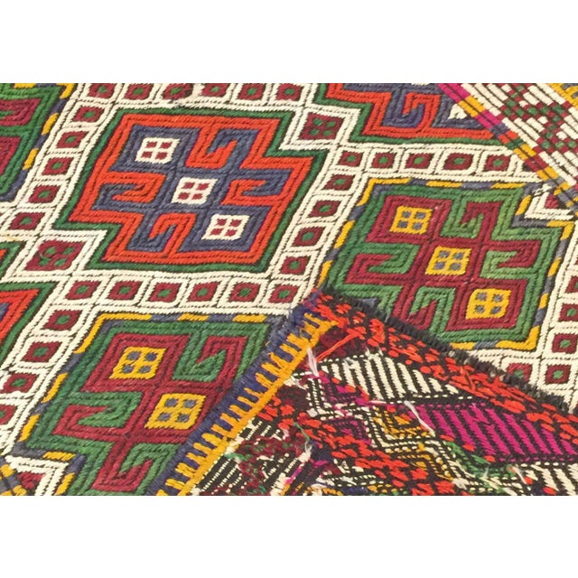 Traditional 1960 Turkish Kilim For Sale - Image 3 of 3