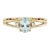 Natural Aquamarine Engagement Ring - March Birthstone Ring Us 7 For Sale