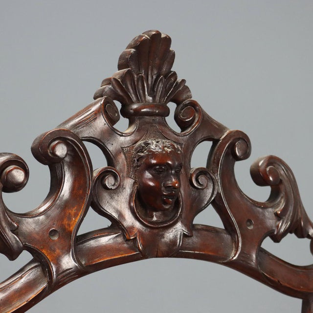 Italian Walnut Shelf from Luigi Filippo, 1800s For Sale - Image 3 of 11