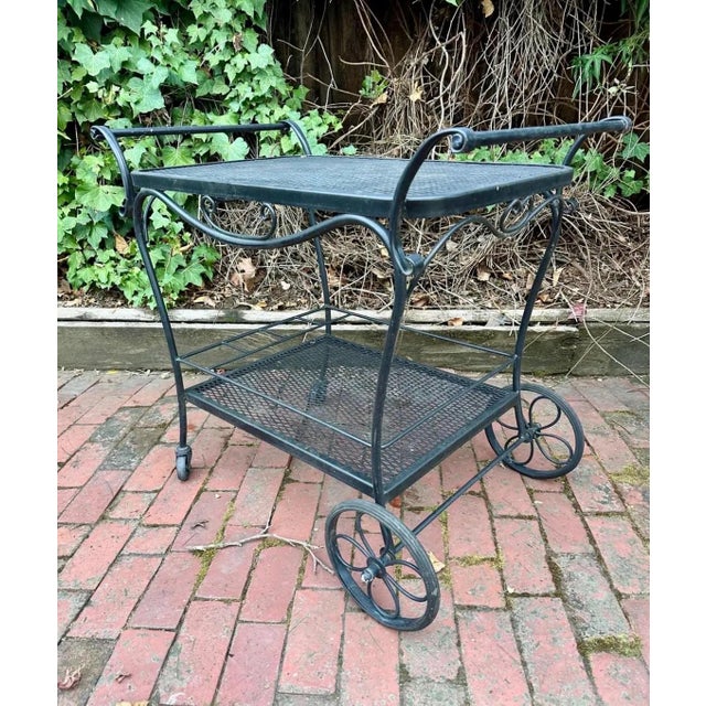 1960s Russell Woodard Drink Cart, Attributed For Sale In San Francisco - Image 6 of 7