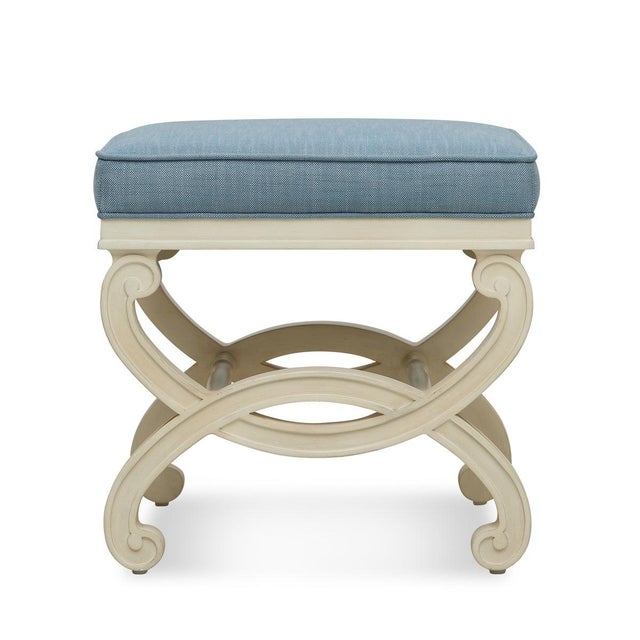 Inspired by Neoclassicism, this playful take on the curule seat is spirited and whimsical. Imagine a pair at the end of a...