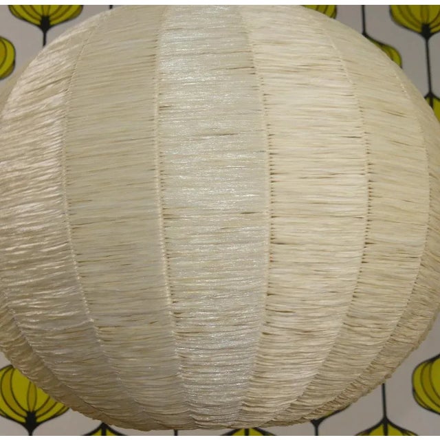 Beige Mid-Century Raffiabast Bast Kordel Ball Lamp, 1960s For Sale - Image 8 of 11