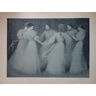 Henri Le Sidaner, La Ronde, 1987, Original Signed Lithograph For Sale