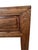 Antique Elm Low Stool With Storage Drawer For Sale - Image 10 of 11