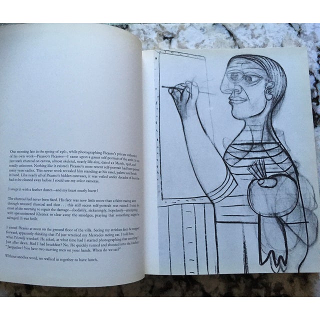 Abstract Vintage Goodbye Picasso Book by David Douglas Duncan 1974 1st Edition Hardcover For Sale - Image 3 of 14