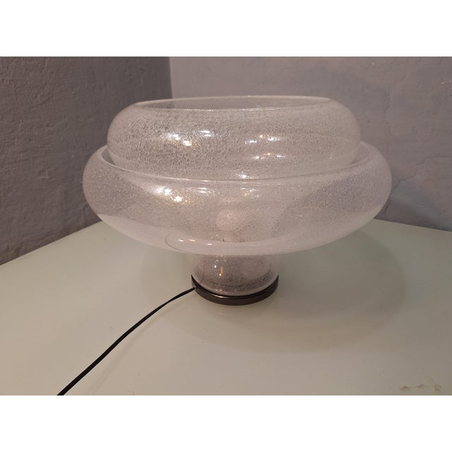 Lotus Pullegous Table Lamp in Murano Glass by V. Nason for Mazzega, 1980s For Sale - Image 13 of 18