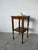 1960s Vintage Traditional Walnut Two-Tier Side Table With Turned Legs For Sale - Image 5 of 12