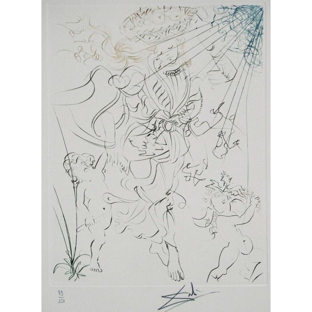 ARTIST: Salvador Dali TITLE: Autumn MEDIUM: Etching SIGNED: Hand Signed EDITION NUMBER: 89/150 The total tirage is 1,150,...
