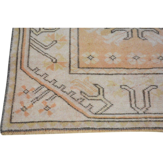 Vintage Turkish Anatolian Knotted Wool Rug, 2'7''x9' For Sale - Image 4 of 4