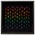 Refractions by Hasharat , 2024 Black canvas box with hinges, gold trim, black velvet interior. Measures: 10.25" x 10.25"