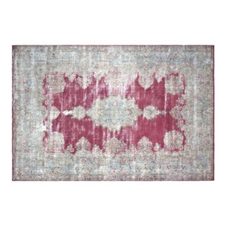 1950s Persian Kerman Rug For Sale