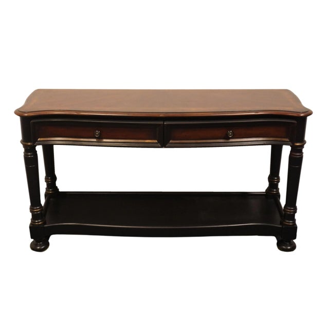 Early 21st Century Hooker Furniture Seven Seas Collection 38" Two Toned Accent Sofa / Console Table 864-80-151 For Sale - Image 5 of 12