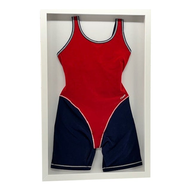 Vintage Red/Blue Catalina Swimsuit For Sale