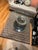 Black Jet Engine/Turbine Coffee Table W/Round Glass For Sale - Image 8 of 8