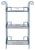 Noreen 3 Tier Shelf - Mossy Blue For Sale - Image 10 of 11