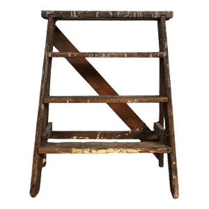 20th Century French Rustic Step Ladder