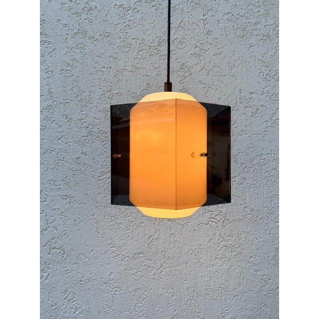 Purple Model 4414 Pendant Lamp by Tito Agnoli for Oluce, 1959 For Sale - Image 8 of 18