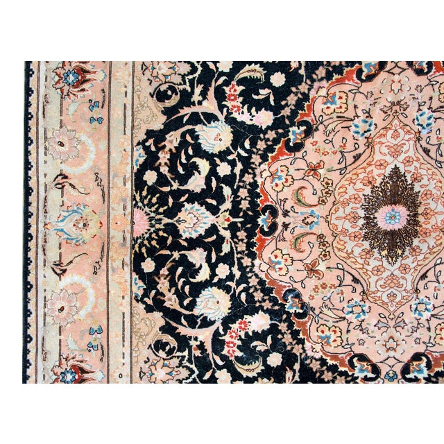 Vintage Persian Tabriz Rug For Sale - Image 11 of 15