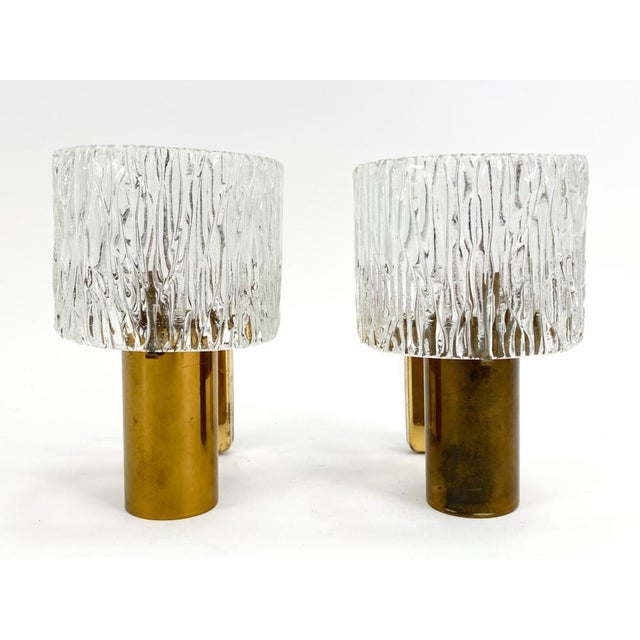 1950's Swedish Pendant Light and Two Sconces by Carl Fagerlund for Orrefors- A Three Piece Set For Sale - Image 15 of 17