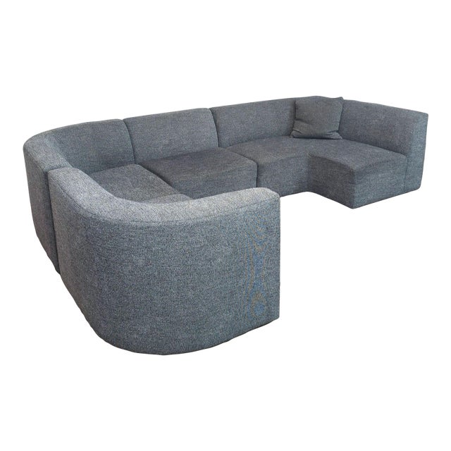 Room & Board Astaire Modern Curved Modular Sectional Sofa For Sale