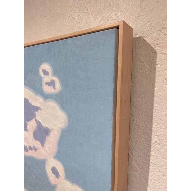 Contemporary Endless Return by Michael Magrin | Oil on Linen Landscape with clouds and rolling hills For Sale - Image 3 of 5