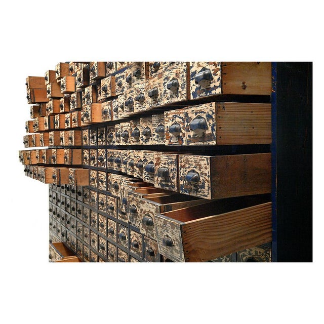 Wood Wooden Workshop Cabinet For Sale - Image 7 of 8