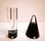Modern Art Glass Vase and Cone Sculpture by Pavel Havelka for Princ, 1990s, Set of 2 For Sale - Image 3 of 18