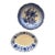 Antique Flow Blue Serving Bowls | Johnson Brothers Eclipse - Set of 2 For Sale