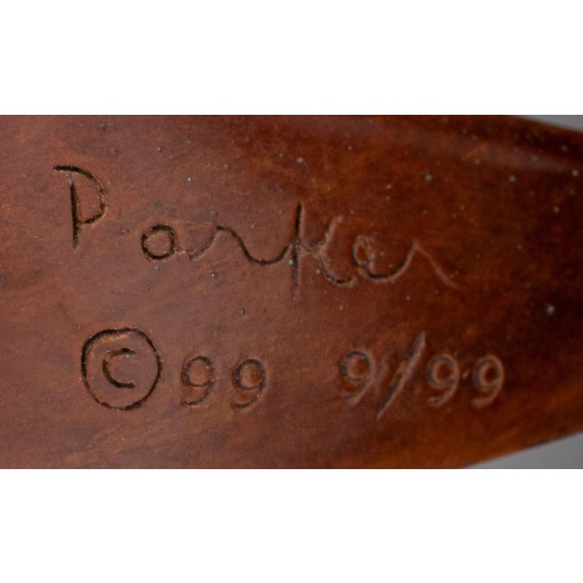 Bronze Ronald K. Parker "Love" Bronze Sculpture, 1999 For Sale - Image 8 of 9