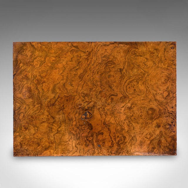 Antique Keepsake Case, English, Burr Walnut, Jewellery, Organiser Box, Victorian For Sale - Image 10 of 12