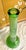 Italian Vintage Mid Century Modern Empoli Italian Green Chianti Genie Bottle Decanter 22" For Sale - Image 3 of 7
