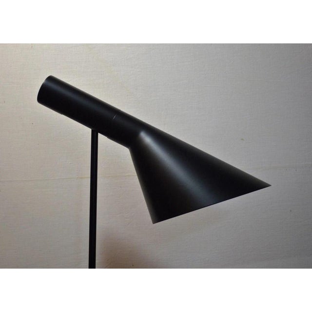 Black AJ Table Lamp by Arne Jacobsen for Louis Poulsen, Denmark, 1960s For Sale - Image 12 of 18